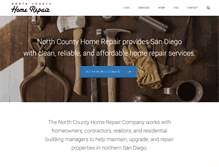 Tablet Screenshot of northcountyhomerepair.com